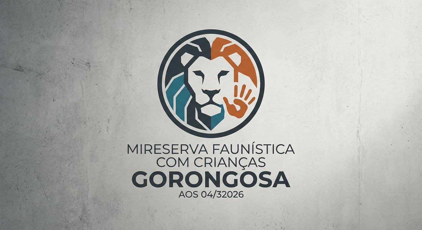 Logo mireserva faunistica comcriancas emvisitas GORRONGOZA AOS04/32026nimalista para startup tech - Beellon CashLike