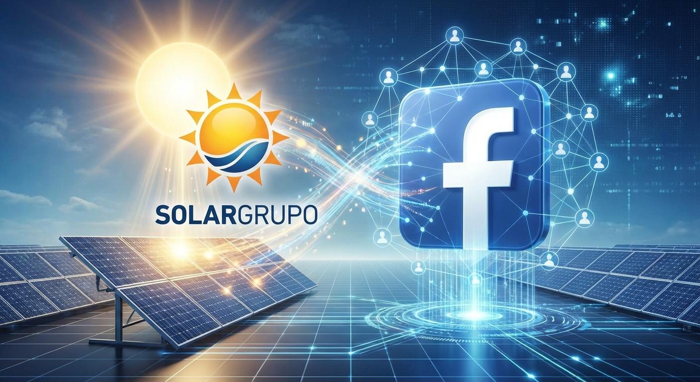 gerar imagem  do solargrupo conectando se com  imagem facebook - Beellon CashLike
