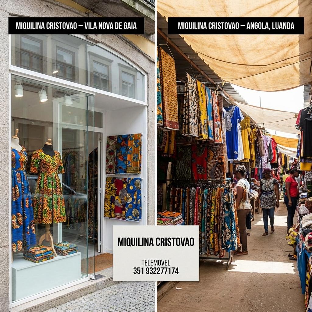QUERO ORGANIZAR UMA LOJA  DE VENDAS DE PANOS AFRICANOS  EM  VESTIDOS AFRICANOS EM VILA NOVA DE GAIA PORTO E EM ANGOLA  LUANDA BENFICA  TELEMOVEL 351 932277174  MIQUILINA CRISTOVAO - Beellon CashLike