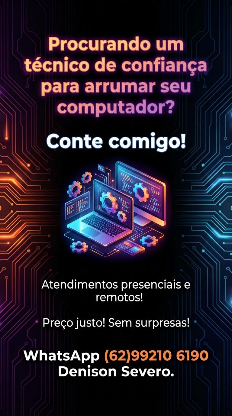 Crie um flyer para despertar no cliente a necessidade de arrumar o seu computador, criando desejo no cliente. Algo simples, bonito com fundo preto, com tons em roxo, laranja e azul.  - Beellon CashLike