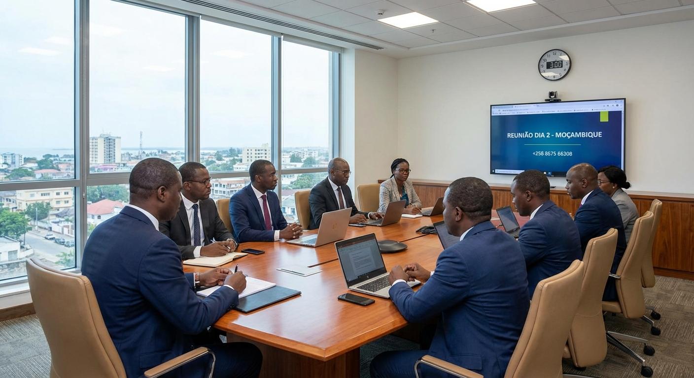 Gerar imagem para reunião o dia 2 em Moçambique na cidade da Beira, 3 horas da tarde mais info: +258867566308 - Beellon CashLike