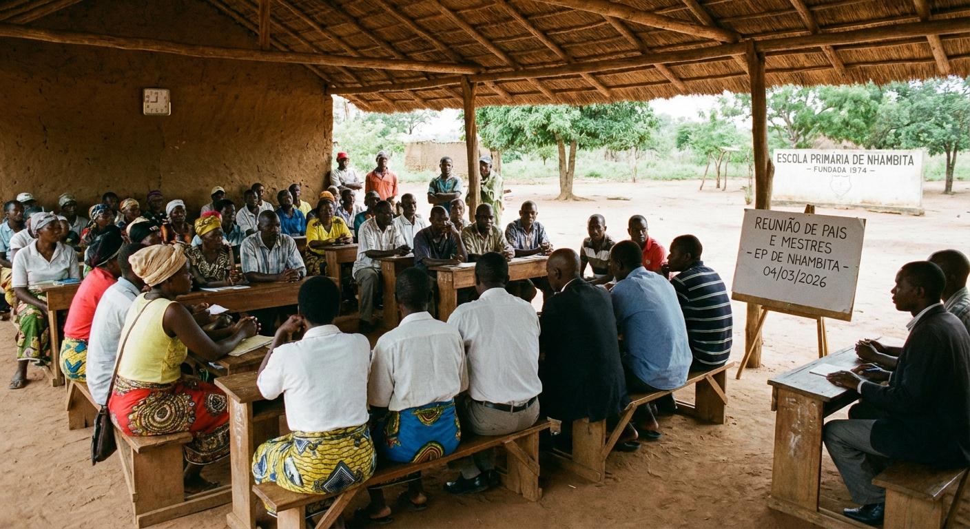 Uma reunião na EP de Nhambita, pelas 9 horas do dia 04/03/2026 - Beellon CashLike