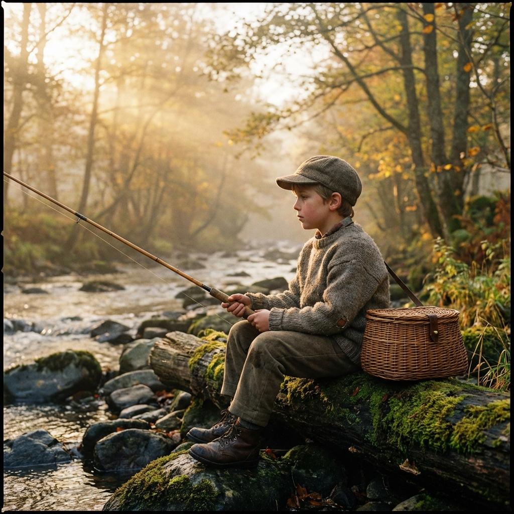 Un chico pescando - Beellon CashLike