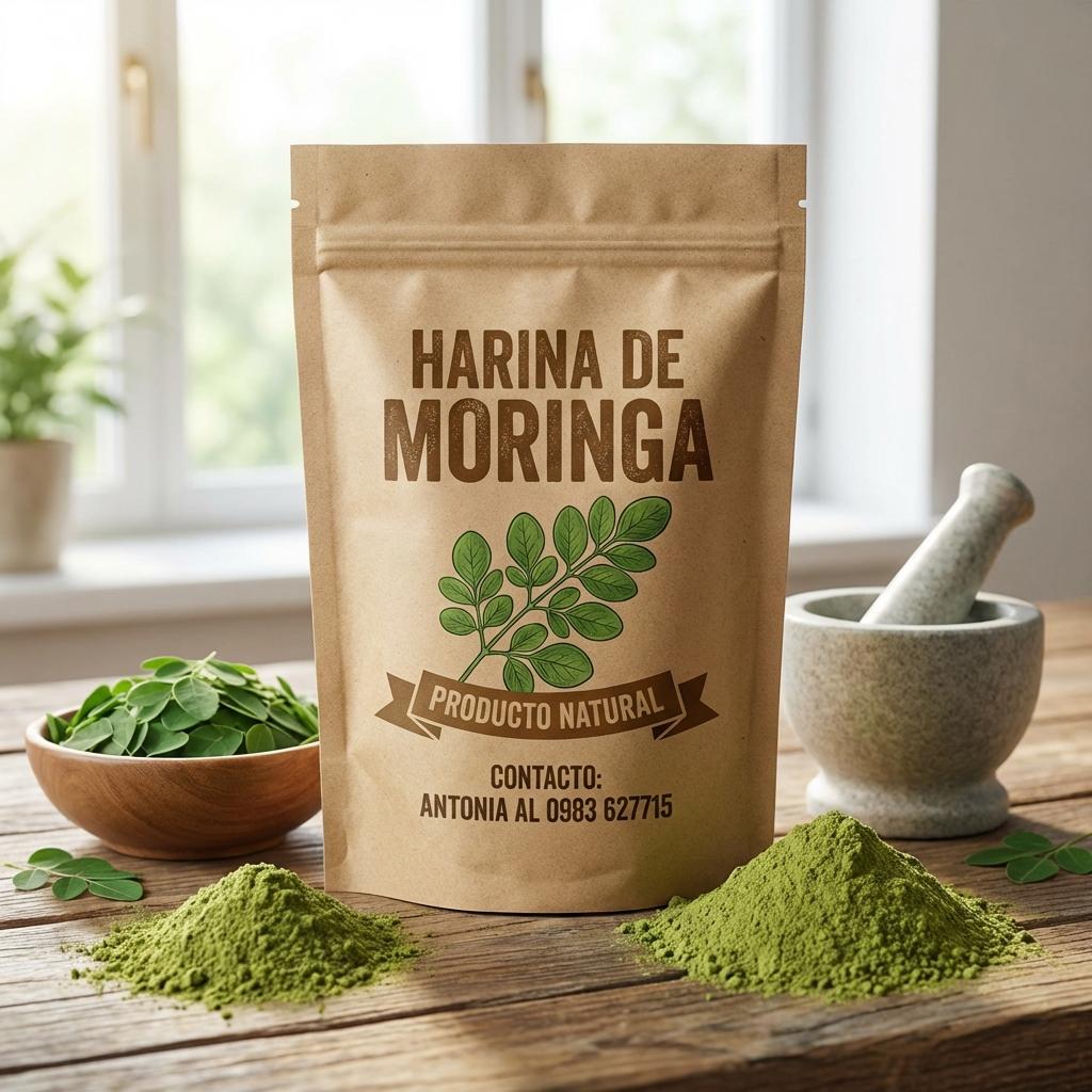 Crear imágenes del producto a base de la harina de Moringa, contactar con  Antonia al 0983 627715 - Beellon CashLike