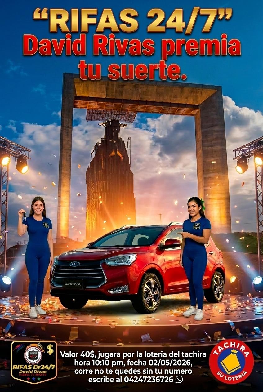 Vamos editar los texto " David Rivas premia tu suerte"   en una sola fuente y en color rojo - Beellon CashLike