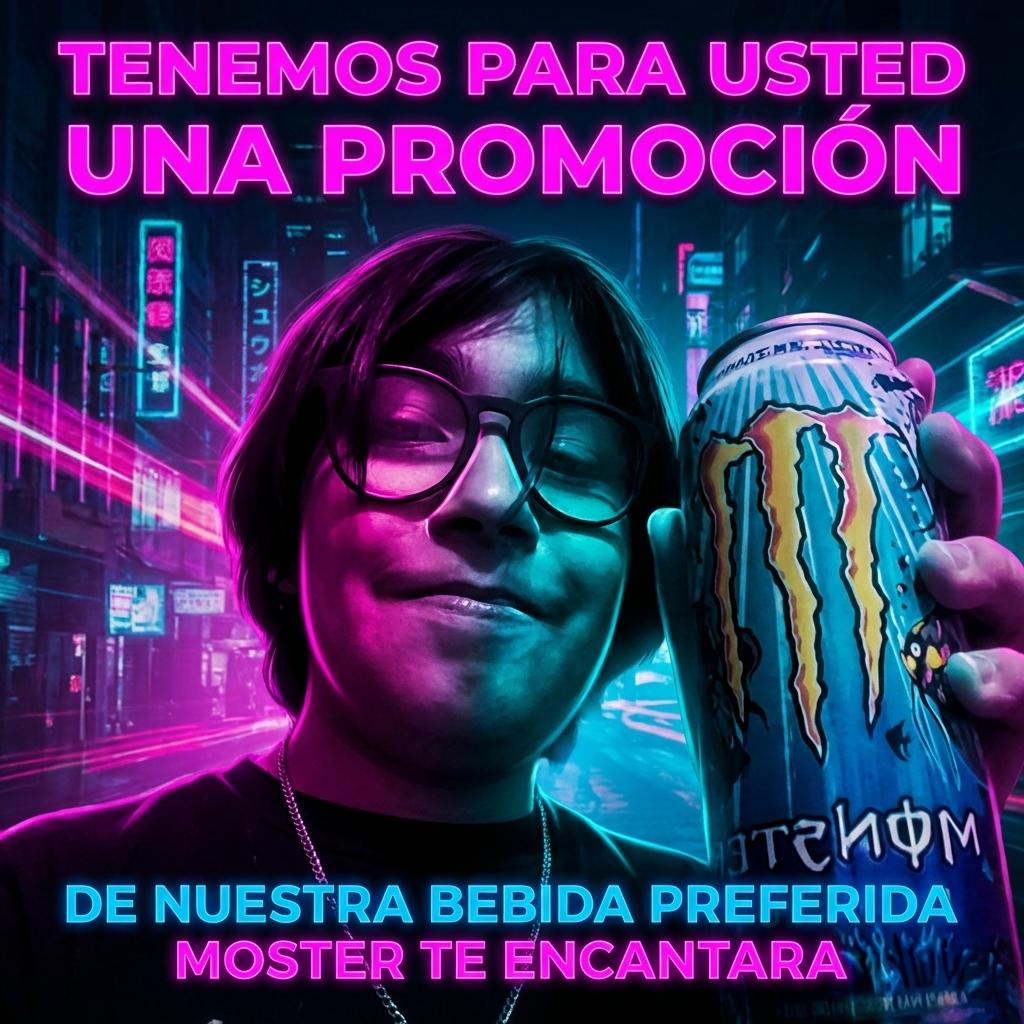 Tenemos para usted una promoción de nuestra bebida preferida Moster te encantara - Beellon CashLike