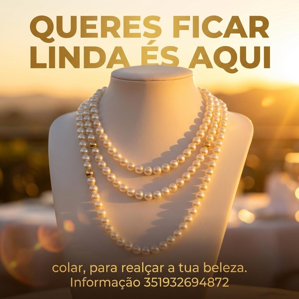 Queres ficar linda és aqui colar, para realçar a  tua beleza. Informação 351932694872 - Beellon CashLike