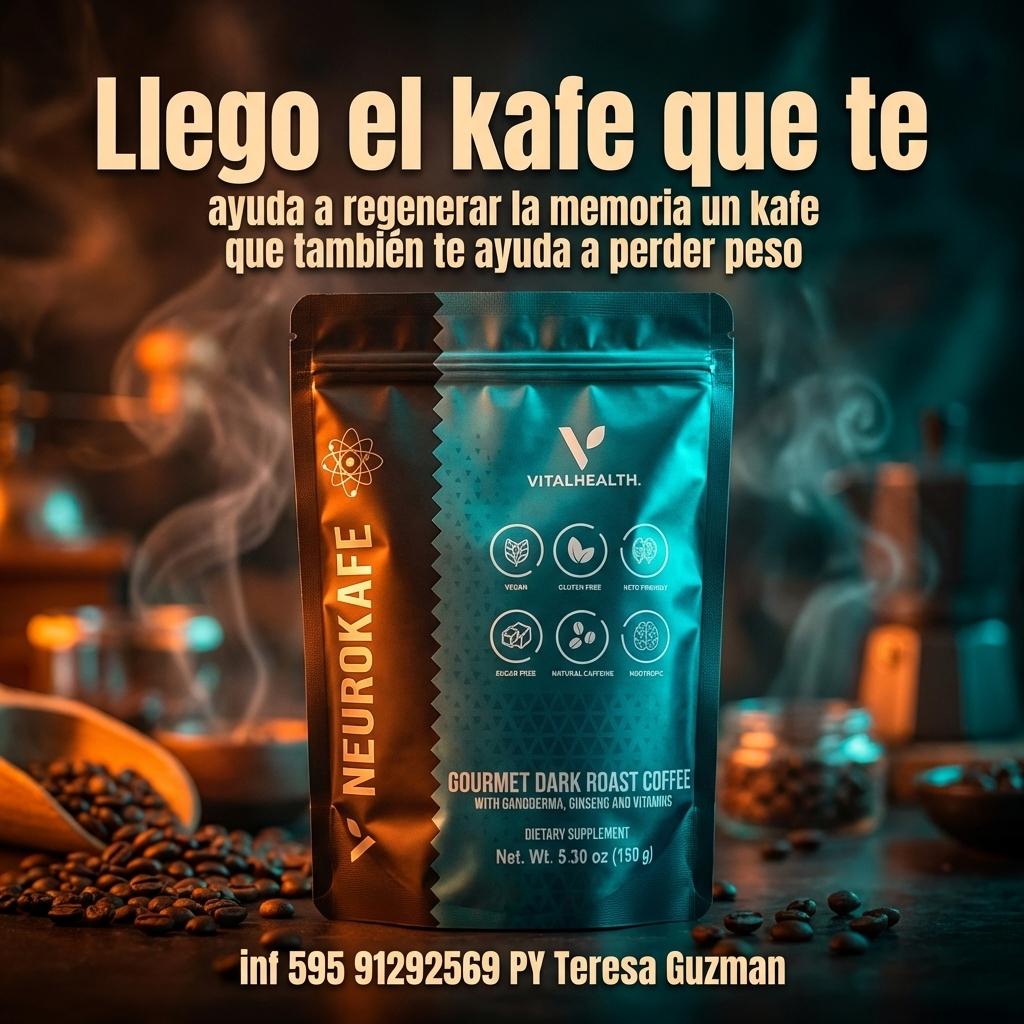 Llego el kafe que te ayuda a regenerar la memoria un kafe que también te ayuda a perder peso inf  595 91292569 PY Teresa Guzman - Beellon CashLike