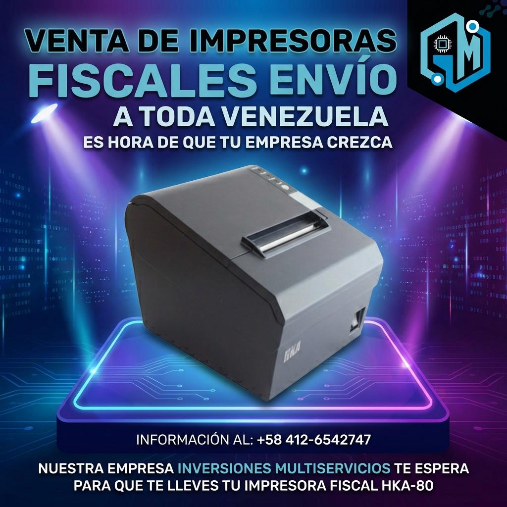 Venta de impresoras fiscales envío a toda Venezuela es hora de que tu empresa crezca información al: +58 412-6542747 Nuestra empresa Inversiones Multiservicios te espera para que te lleves tu impresora fiscal HKA-80 - Beellon CashLike