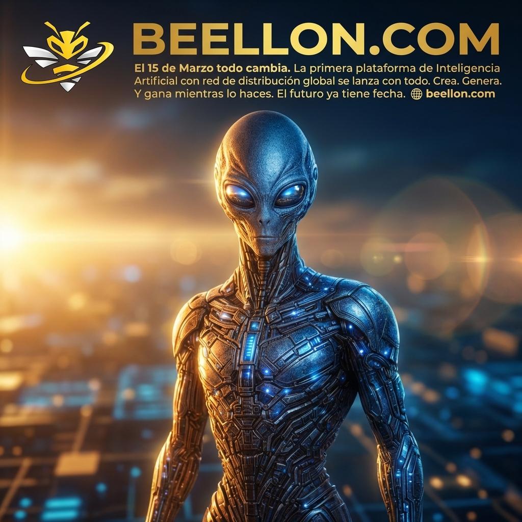 BEELLON.COM
El 15 de Marzo todo cambia.
La primera plataforma de Inteligencia Artificial
con red de distribución global se lanza con todo.
Crea. Genera. Crece.
Y gana mientras lo haces.
El futuro ya tiene fecha.
🌐 beellon.com - Beellon CashLike
