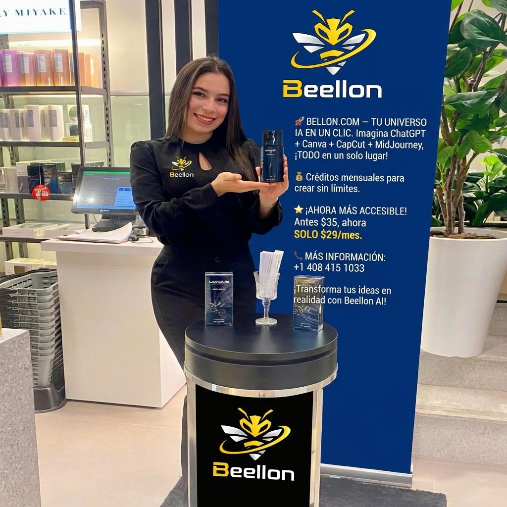 🚀 BEELLON.COM — TU UNIVERSO IA EN UN CLIC
Imagina ChatGPT + Canva + CapCut + MidJourney, ¡TODO en un solo lugar!

💰 Créditos mensuales para crear sin límites.
⭐ ¡AHORA MÁS ACCESIBLE! Antes $35, ahora SOLO $29/mes.

📞 MÁS INFORMACIÓN: +1 408 415 1033
¡Transforma tus ideas en realidad con Beellon AI! - Beellon CashLike