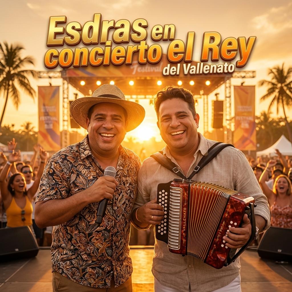 Esdras en concierto el Rey del Vallenato - Beellon CashLike