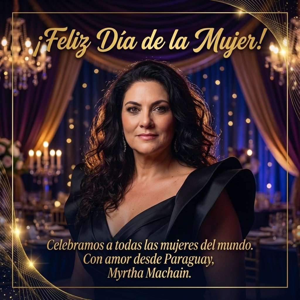 ¡Feliz Día de la Mujer! Celebramos a todas las mujeres del mundo. Con amor desde Paraguay, Myrtha Machain. - Beellon CashLike