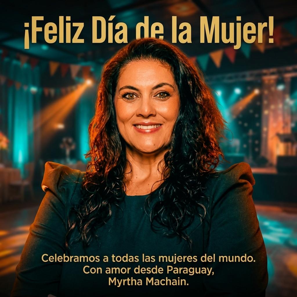 ¡Feliz Día de la Mujer! Celebramos a todas las mujeres del mundo. Con amor desde Paraguay, Myrtha Machain. - Beellon CashLike