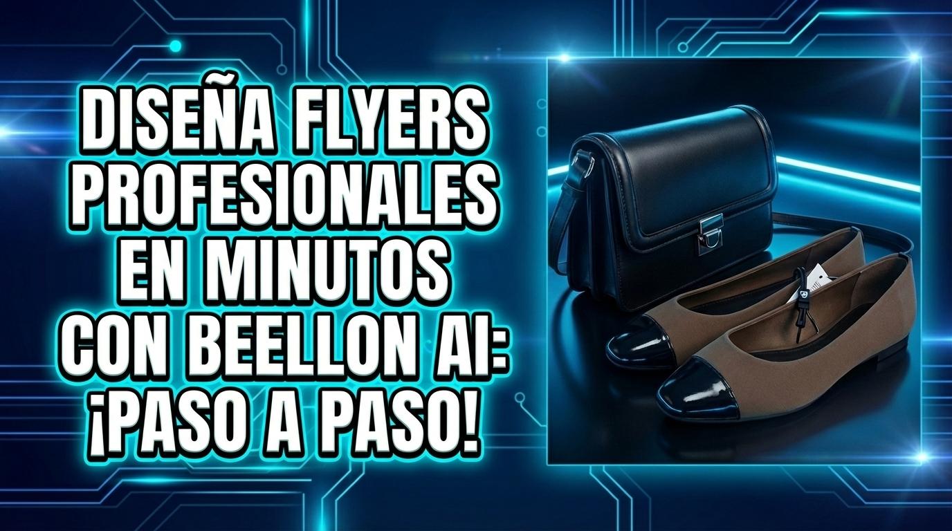 DISEÑA FLYERS PROFESIONALES EN MINUTOS CON BEELLON AI: ¡PASO A PASO! - Beellon CashLike