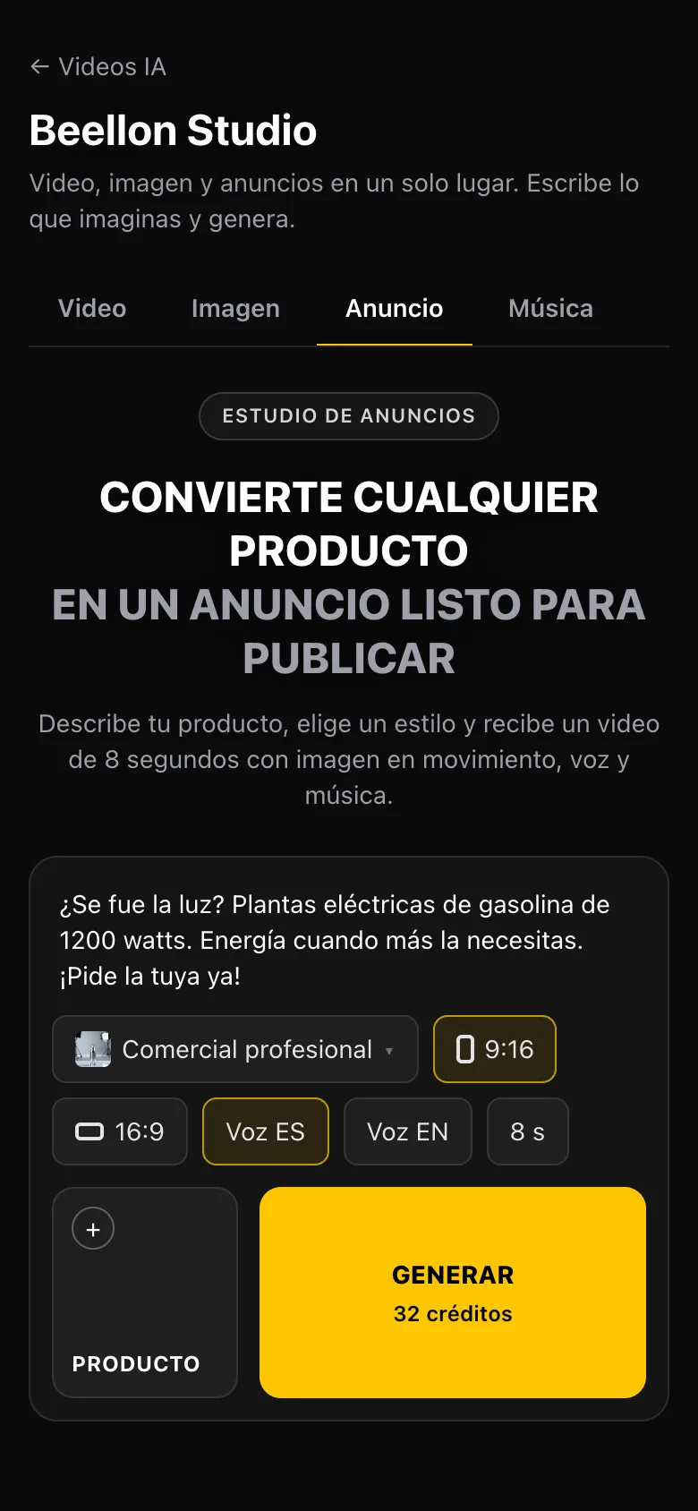 Estudio de anuncios en el celular